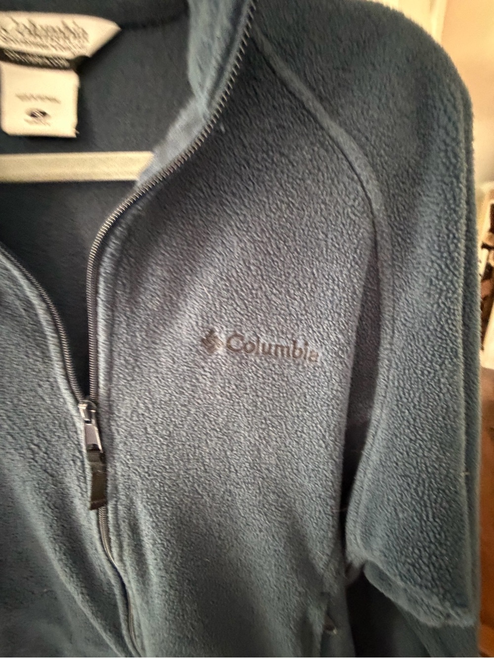 Columbia Women’s Navy Full-Zip Fleece Jacket, NWOT, S - Picture 4 of 8